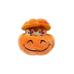 Disney Plush Set - Halloween Chip And Dale Pumpkin