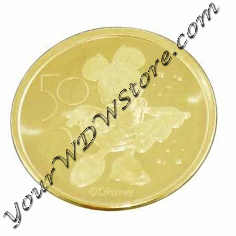Disney World Pocket Token Coin - Walt Disney World 50th Anniversary - Minnie Mouse 3 Disney World Pocket Token Coin - Walt Disney World 50th Anniversary - Minnie Mouse