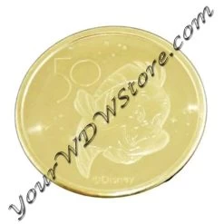 Disney World Pocket Token Coin - Walt Disney World 50th Anniversary - Flounder