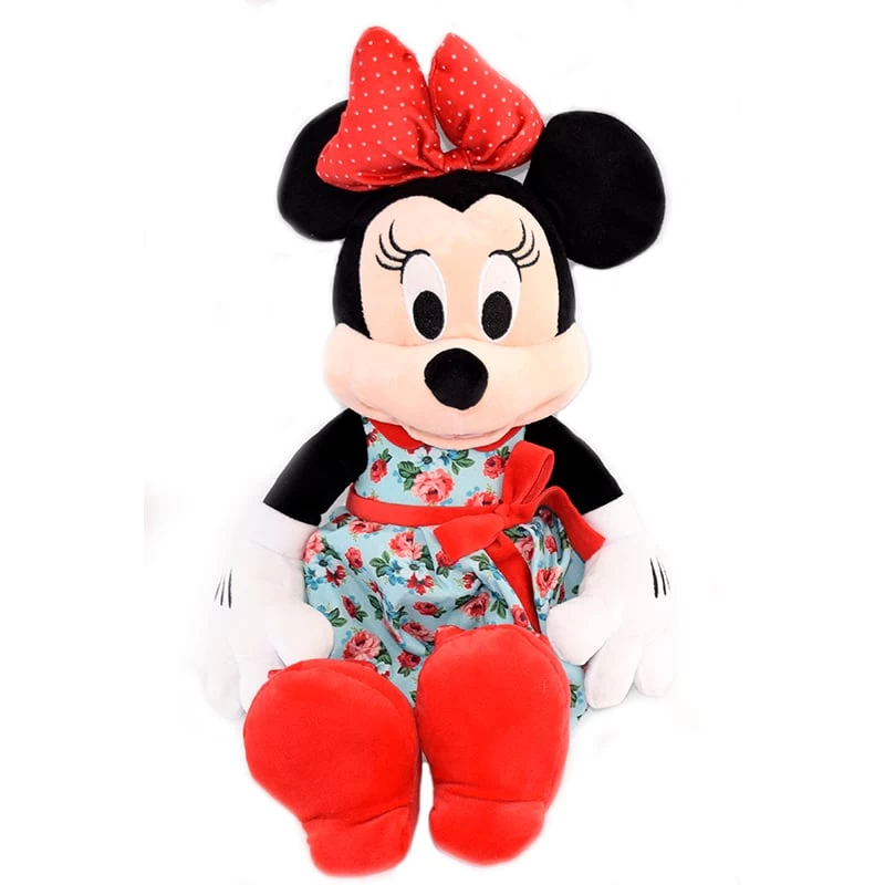 Disney Plush - Dress Shop Minnie Mouse - Cornflower Blue Red Roses - 15'' 3 Disney Plush - Dress Shop Minnie Mouse - Cornflower Blue Red Roses - 15''