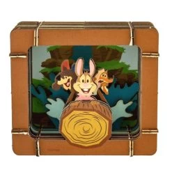 Disney Diorama Kit - Splash Mountain - Brer Rabbit Fox Bear -Boutique Disney Toy Store 98306 4