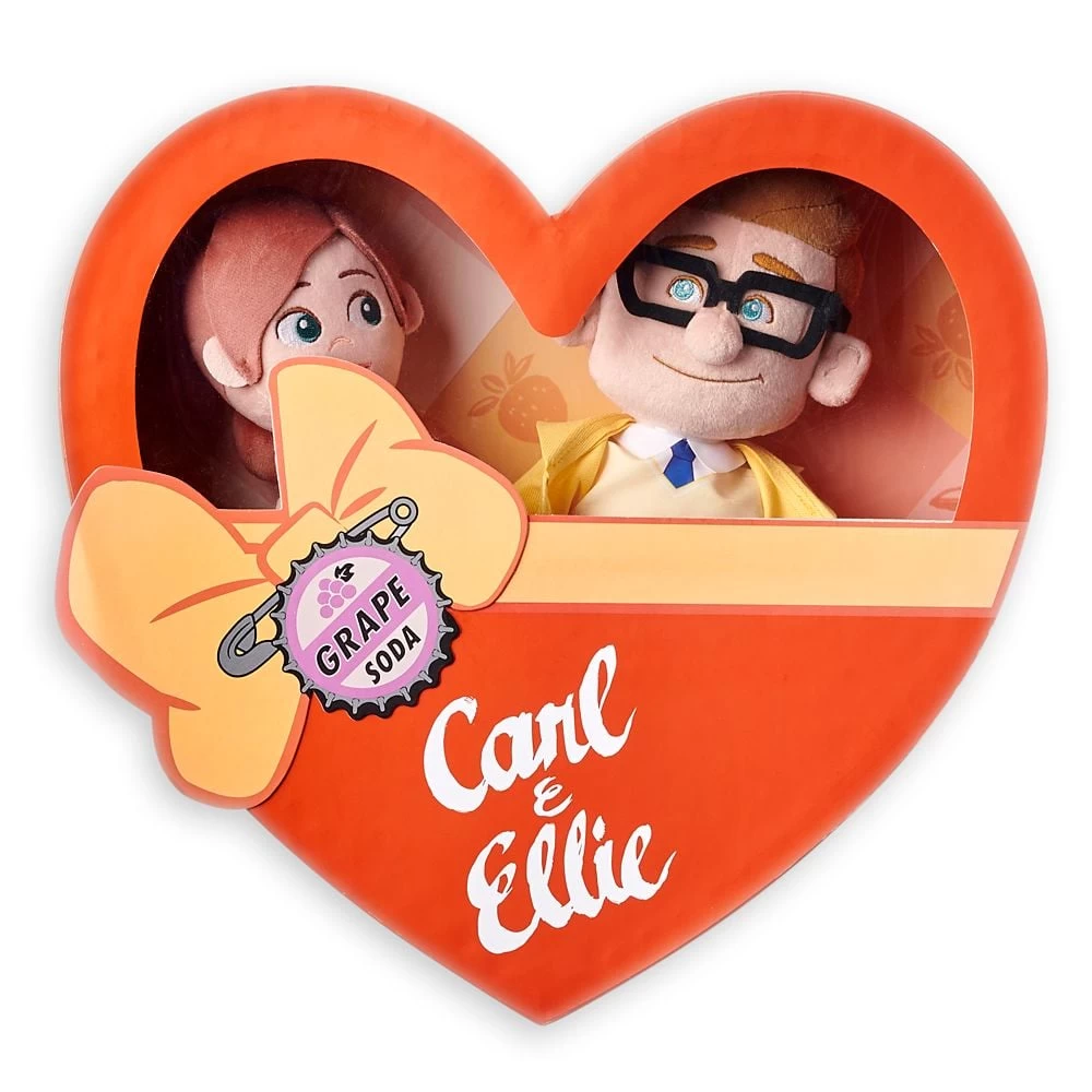 Disney Plush Set - Valentine's Day Carl And Ellie From Up 4 Disney Plush Set - Valentine's Day Carl And Ellie From Up - Image 2