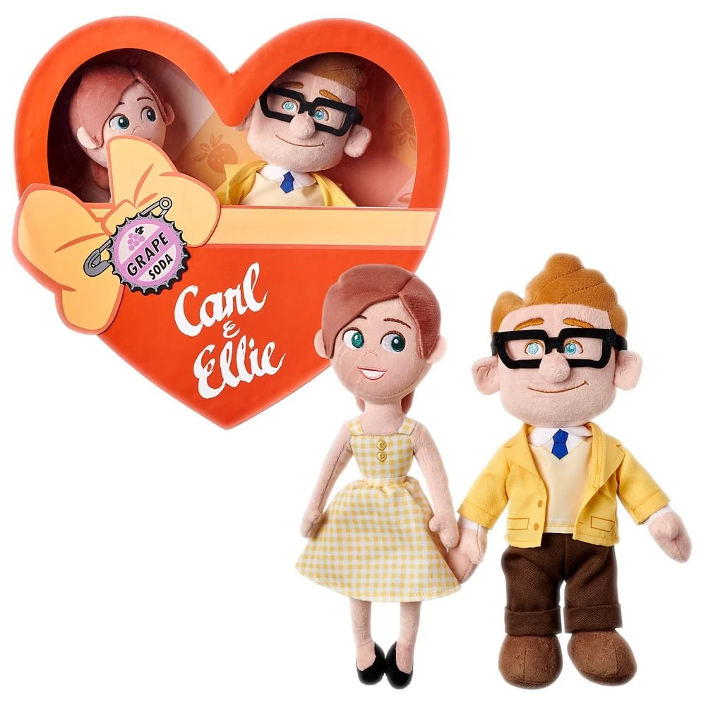 Disney Plush Set - Valentine's Day Carl And Ellie From Up 7 Disney Plush Set - Valentine's Day Carl And Ellie From Up - Image 5