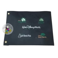 Disney Golf Pin Flag - Walt Disney World Golf Golf Course Logos - Black